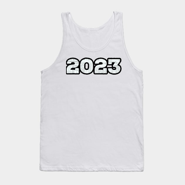 2023  newspaper text design Tank Top by Apparels2022